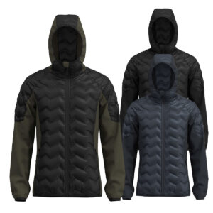 fantastica giacca imbottita tessuto-tecnico