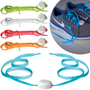 Lacci in nylon con luce LED per scarpe