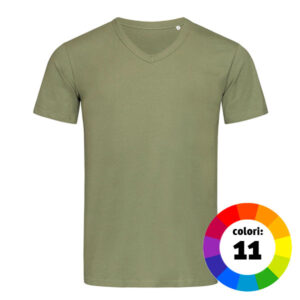 Maglia uomo ben collo v colorata