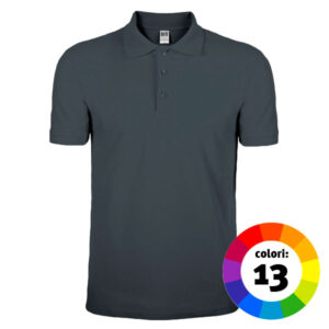 Polo cotone 180gr colorata