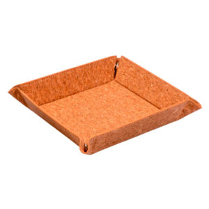 Svuotasche in sughero, ecologico ed elegante, perfetto per organizzare chiavi e oggetti in ufficio o a casa.